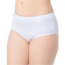 Trade Bazaar Tutku 0924 Bayan Likralı Bato Külot – 1 Adet, Beyaz, XL Beden, Rahat ve Esnek İç Giyim