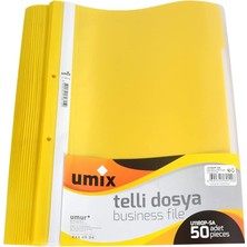 A4 Telli Dosya 50'li Sarı