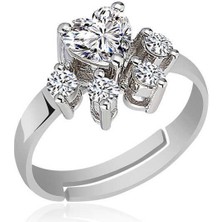 Gumush Gümüş Beyaz Kedi Patisi Yüzük