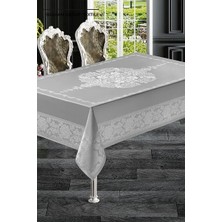 Ceyline Jumbo Masa Örtüsü 160X260 Gri