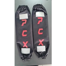 Honda Pcx Uyumlu Kırmızı (29 x 7 Cm) Amortisör Kılıfı