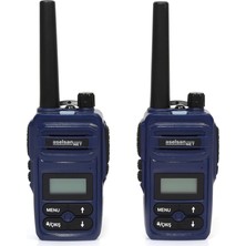 Aselsan PM985 12KM Açık Alan Mesafeli Pmr El Telsizi (2'li Set)