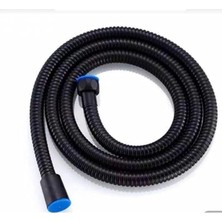 Örgülü Duş Hortumu Spiral Shower Hose, Siyah,duş Hortumu
