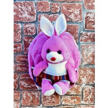 Doğan Hediyelik Peluş Çocuk Sırt Çantası - Labubu Hello Kitty Kuromi Stitch Mickey Mouse Bugs Bunny Çanta