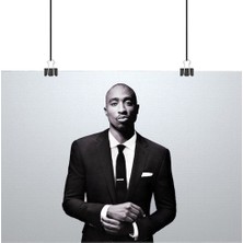 Vintage Gezegen Tupac Shakur Poster3 - Retro Duvar Dekoru