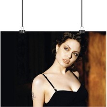 Vintage Gezegen Angelina Jolie4 Poster - Retro Duvar Dekoru