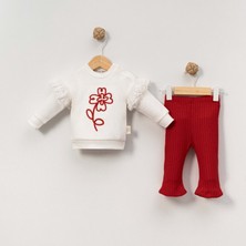 Gültekin Bebe Çakar  6-18 Aylık Süzine Gül 2 Li TAKIM-8013150 - Krem