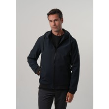 Pique SILVA ERKEK MONT Kapüşonlu Softshell Ribanalı Mont