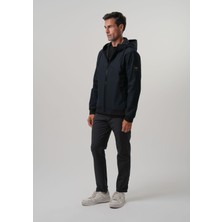 Pique SILVA ERKEK MONT Kapüşonlu Softshell Ribanalı Mont