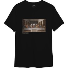 The Lucid Lab Son Akşam Yemeği Tişört - Siyah