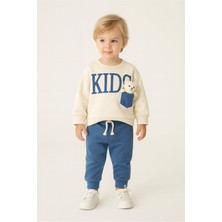 Gigi Giyim Cep Ayıcıklı Erkek Çocuk Takım