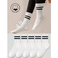 Lesa Wear Kadın 5 Li Tenis Çorap Soket Boy