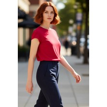 PayBuy Kadın Vücudu Saran Bisiklet Yaka Esnek Örme Bluz Konfor ve Şıklık Bir Arada Kaliteli Şık Rahat