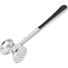 Paslanmaz Çelik Et Döveceği, 22 Cm, Çift Taraflı Başlık, Kaymaz Saplı