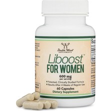 Double Wood Liboost Libido Booster For Women (Damiana Leaf Extract) 600 Mg 60 Caps (Bayanlara Özel)