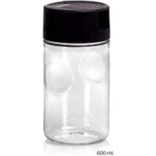 Tupperware Tuppwrware 600ML Duru Zeytinyaglık Siyah Kapak