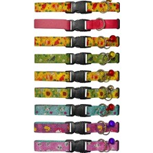 Alvo Store Desenli Zilli Kedi Tasması