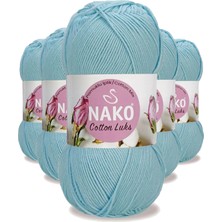 Litaetrend 5 Adet Cotton Lüks Yelek Tunik Kazak Bluz Hırka Ipi Yünü Buz Mavi 97564