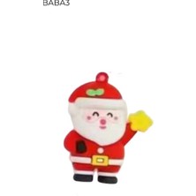 Pastry Planet Pasta Üstü Silikon Yılbaşı Süsü Noel Baba 1 Adet