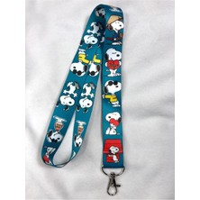 Hediyebum Snoopy Dog Neşeli Halleri Boyun Askısı