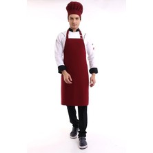 Askılı Önlük Cepsiz - 19 Bordo