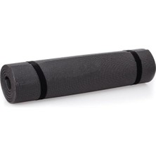 Misda Store 6,5 mm Pilates Matı Ergonomik Tasarıma Sahip Siyah Yoga Matı