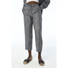 Orfeonegro Kadın Lacivert Rahat Kalıp  Pantolon