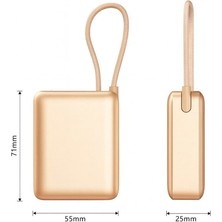 ForWhat Büro Ev Ofis Hediyesi Için 20W 10000MAH LCD Gösterge Typec Kablolu Powerbank