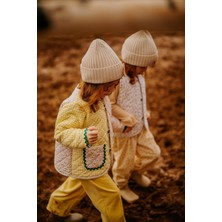 Flower Garden Peluş Detaylı Ceket