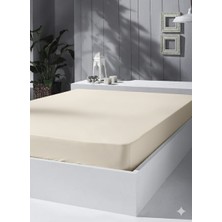 My Shopping 180X200 Lastikli Fitted Çarşaf %100 Pamuk Penye