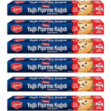 Misda Store Up Kesilmiş Yağlı Pişirme Kağıdı 16 Yaprak 6lı Kutu Set