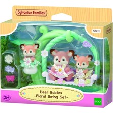 Geyik Bebeklerin Çiçekli Salıncak Seti, Sylvanian Families