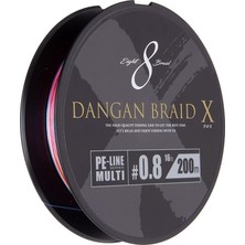 Craft Dangan x Braid Ip Dbx8 Pe 0.8/0.10MM/16LB/7.26KG/200 Metre Multi