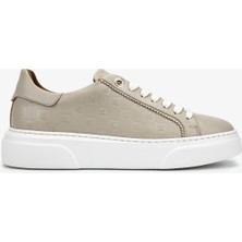 Valmenti Kadın Hakiki Deri Kırık Beyaz Sneakers & Spor Ayakkabı 04 VAL-502 Bn Ayk SK25-26 Off Whıte Nappa