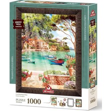 Puzzle Huzura Günaydın 1000 Parça Çerçeveli Puzzle