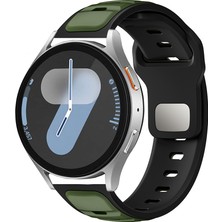 MobaxAksesuar Samsung Galaxy Watch 3 45MM/46MM /gear S3 22MM Kordon Oval Silikon Desen Renkli Band 135