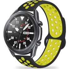 Xiaomi Amazfit Pace Krd-02 Uyumlu Kordon Zore - SIYAH-SARI-8682314073455-MRYN46469