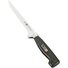 Misda Store Four Star Fileto Bıçağı, Paslanmaz Çelik, Siyah