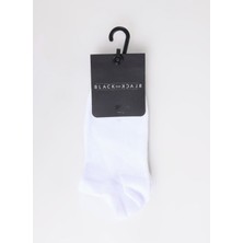 Black On Black Beyaz Kadın Patik Çorap K_patik
