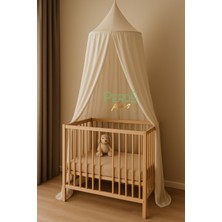 Doğal Keten Görünümlü Cibinlik Gölgelik