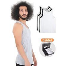 Cnt Erkek Atlet Pamuklu Basic 6'lı Premium Paket