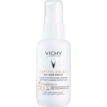 Capital Soleil Uv Age Daily SPF50 Foto Yaşlanma Karşıtı Güneş Kremi 40ML