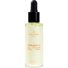 Storemax Polente Natural - C Vitamin & Squalane Serum - Aydınlatıcı Leke Serumu (C Vitamini Kompleksi) (30 Ml)
