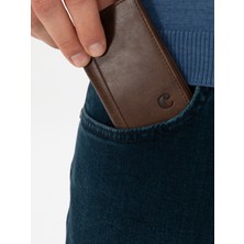 Cacharel Erkek Kahverengi %100 Deri Kartlık 50316496-VR029