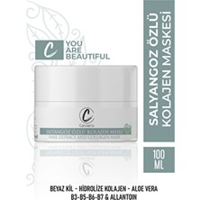 Carvien's Salyangoz Özlü Krem Yüz Maskesi Tüm Cilt Tipleri İçin Yenileyici Etki 100 ml