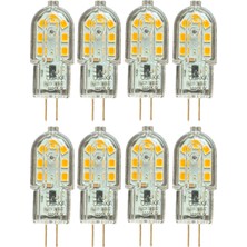 Avarson (8 adet) OSAKA 3W Sarı Işık (3000K) G4 Duylu LED Kapsül Ampul