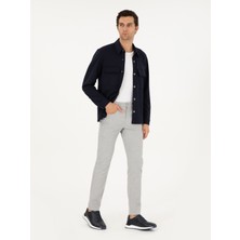 Cacharel Erkek Gri Slim Fit Kanvas Pantolon 50292435-VR024