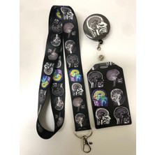 Hediyebum Beyin Ct Boyun Askısı Yoyo ve Dik Kartlık Set