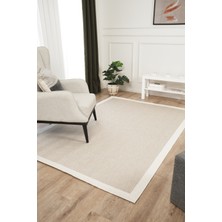 Mariesse Home Kolay Temizlenen Yıkanabilir Bordürlü sisal halı