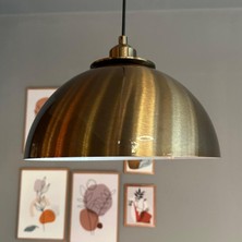 Bamyum Yimpi Eskitme Avize Tekli Eskitme Ufo Yarım Lale Başlık Sarkıt Salon Dekoratif Aydınlatma Pastane